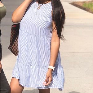 Striped Summer Dress 🩵